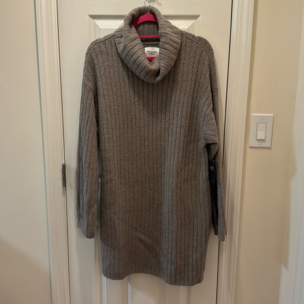 Abercrombie & Fitch Cowl Neck Sweater Dress